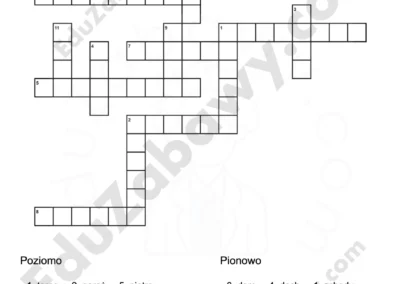 Krzyżówka z j. niemieckiego: Dom 41