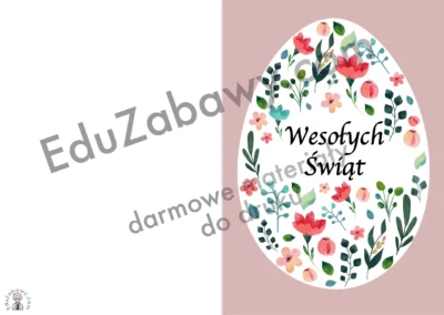 Pisankowa Łąka - Kartka Wielkanocna 41