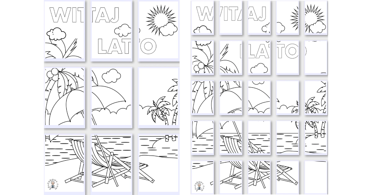 Kolorowanki XXL: Witaj lato