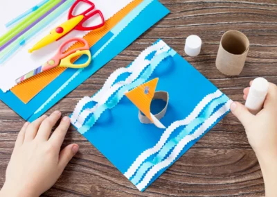 Praca plastyczna: Żaglówka na falującym morzu 41