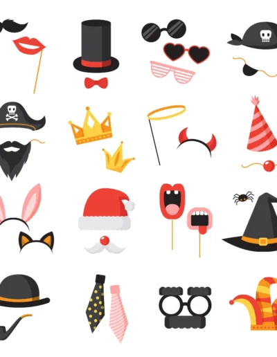 Rekwizyty do Foto Budki: Karnawałowe Wariacje 1