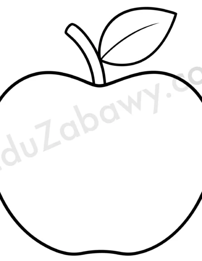 Kolorowanka na Dzień Jabłka 1