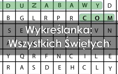 Wykreślanka: Wszystkich Świętych