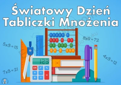 Plakat na Światowy Dzień Tabliczki Mnożenia 41