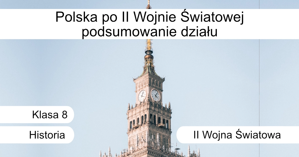 Quiz: Polska po II Wojnie Światowej