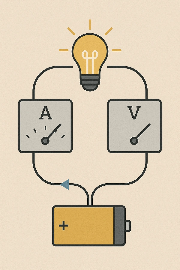 Quiz: Pomiar natężenia prądu i napięcia elektrycznego
