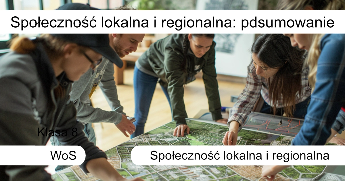 Quiz: Społeczność lokalna i regionalna: Podsumowanie