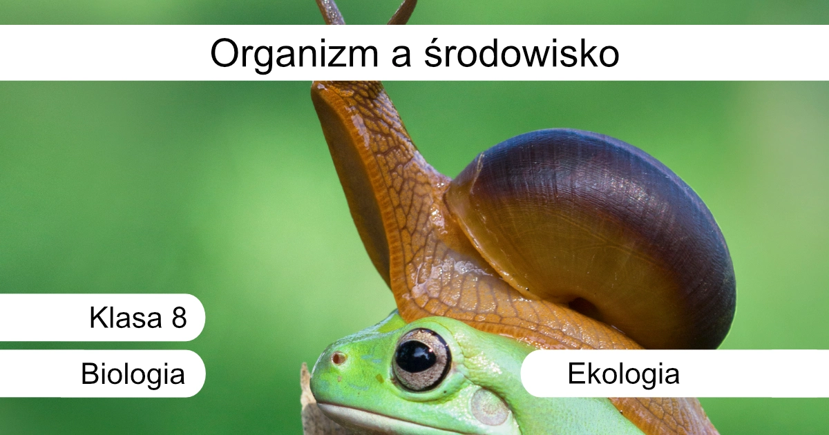 Quiz: Organizm a środowisko