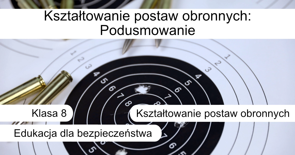 Quiz: Kształtowanie postaw obronnych: Podsumowanie