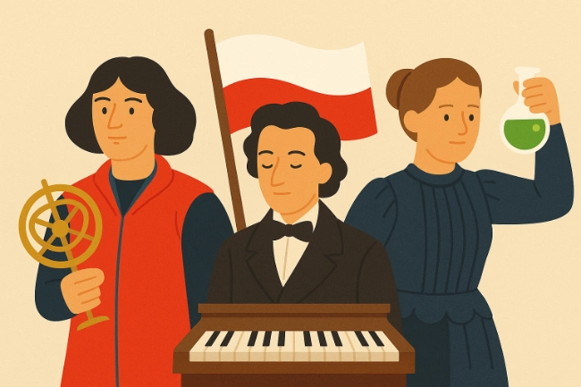 Quiz: Znani Polacy i ich osiągnięcia