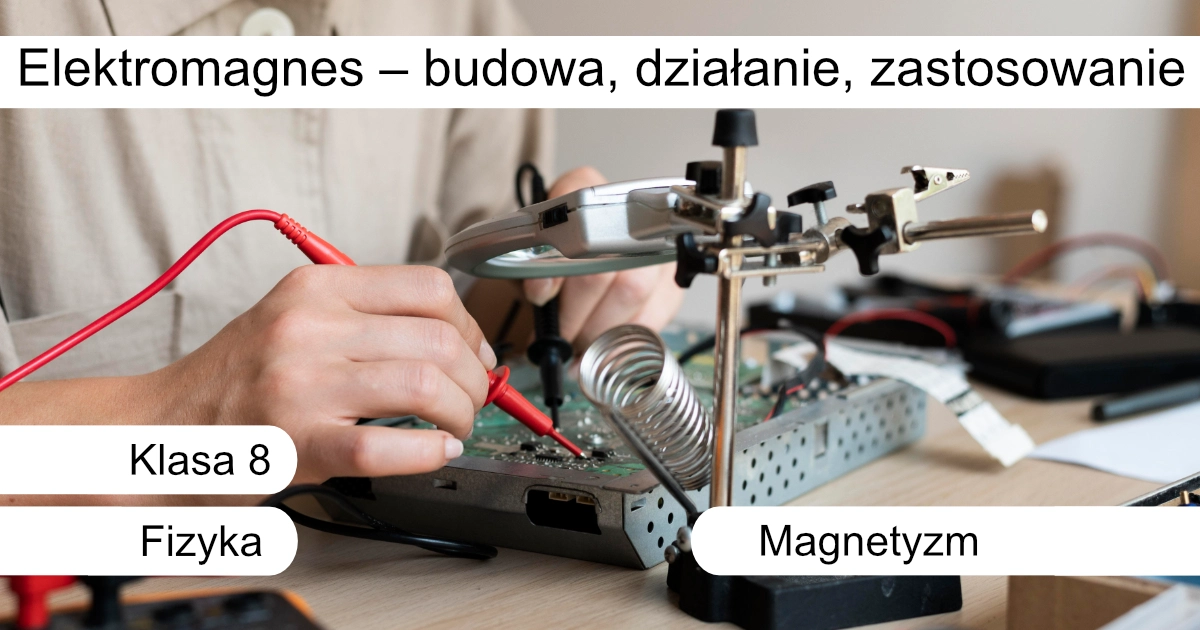 Quiz: Elektromagnes – budowa, działanie, zastosowanie