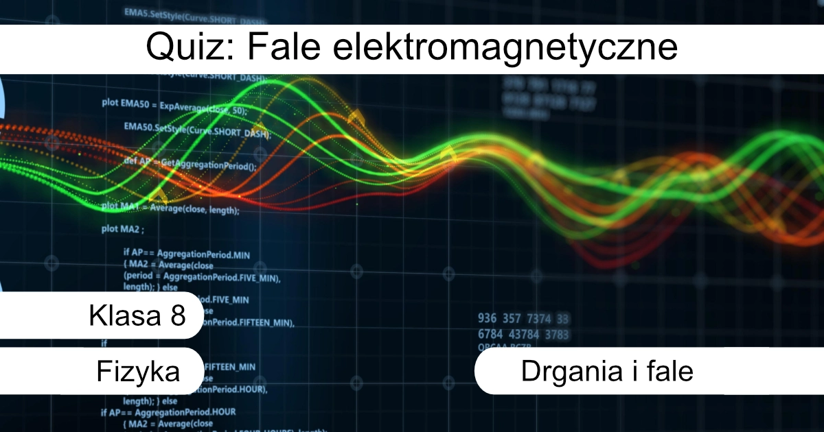 Quiz: Fale elektromagnetyczne