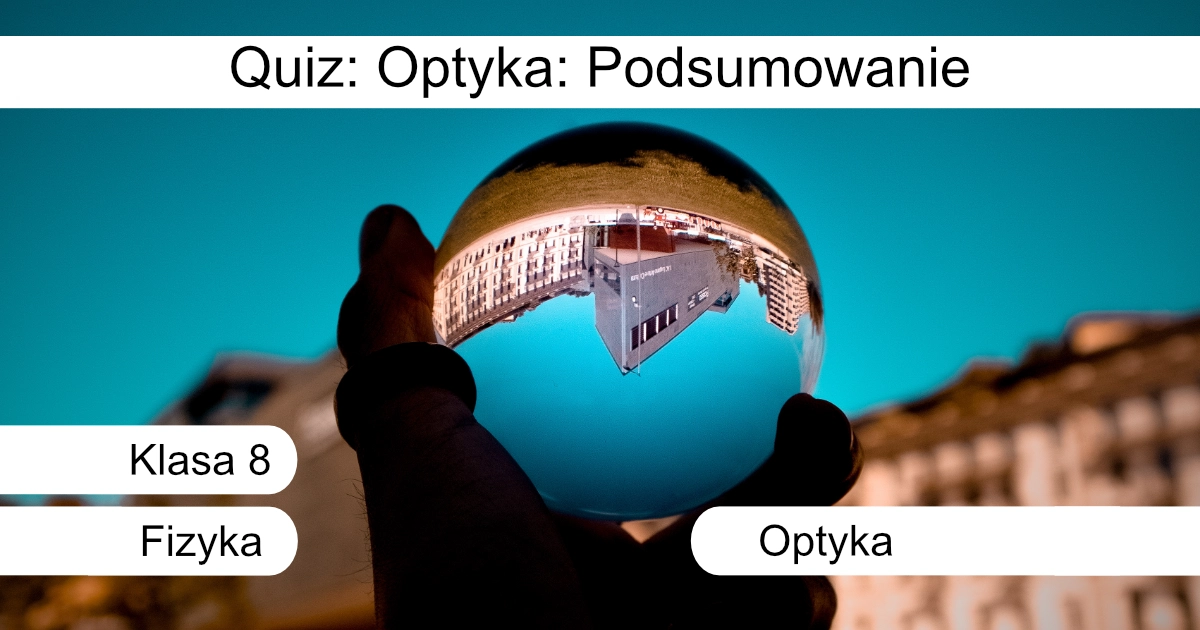 Quiz: Optyka: Podsumowanie