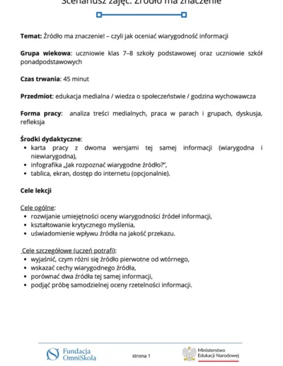 Źródło ma znaczenie! 45