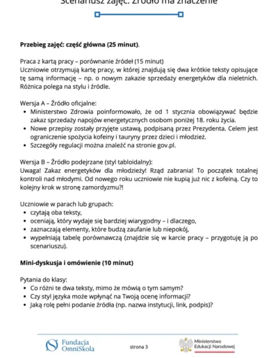 Źródło ma znaczenie! 47