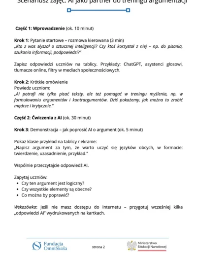 AI jako partner do treningu argumentacji 46