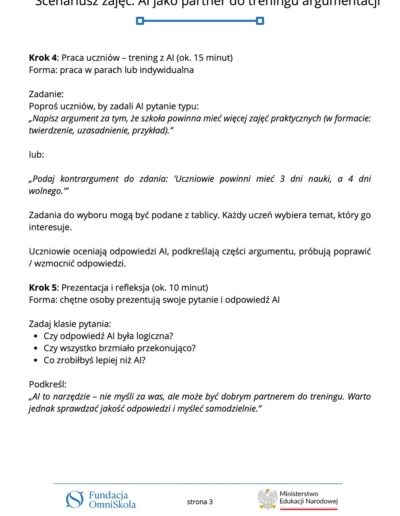 AI jako partner do treningu argumentacji 45