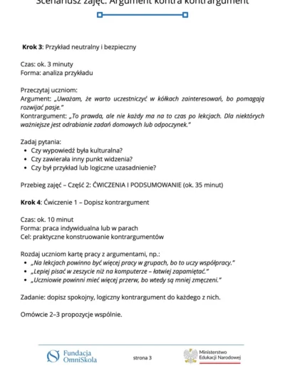 Argument kontra kontrargument 46