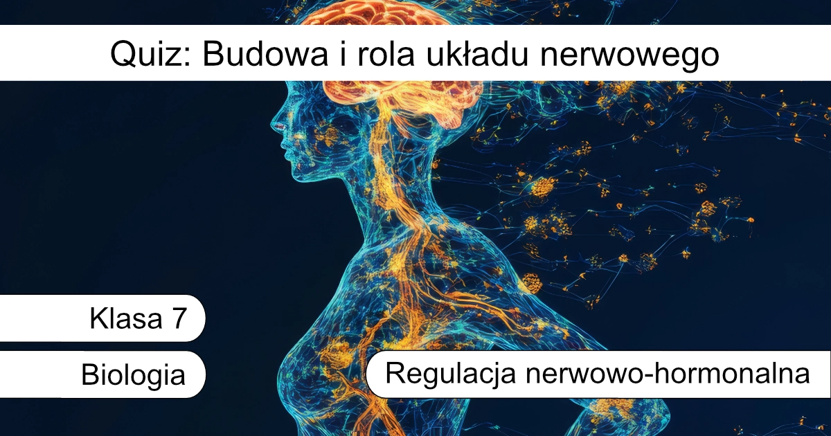 Quiz: Budowa i rola układu nerwowego