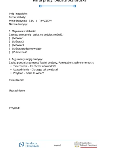 Debata oksfordzka 42