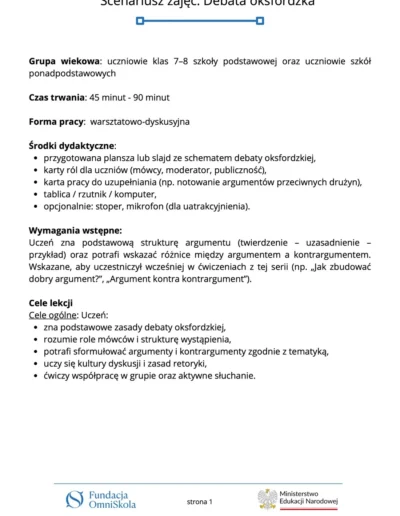 Debata oksfordzka 44