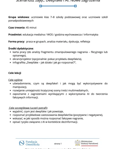 Deepfake i AI – nowe zagrożenia 44