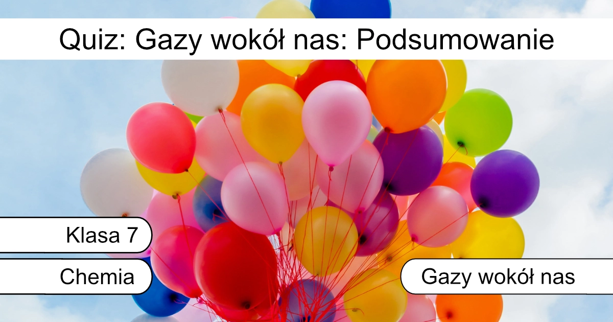 Quiz: Gazy wokół nas: Podsumowanie