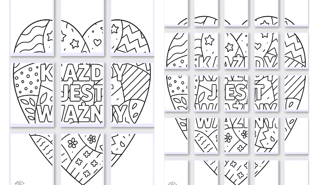 Kolorowanki XXL: Każdy jest ważny