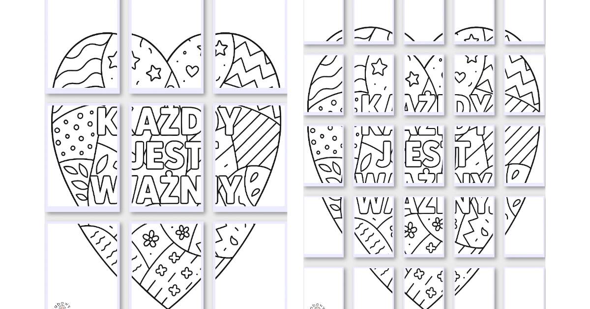 Kolorowanki XXL: Każdy jest ważny