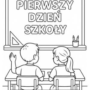Kolorowanki na rozpoczęcie roku szkolnego