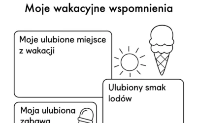 Kolorowanka: Moje wspomnienia z wakacji