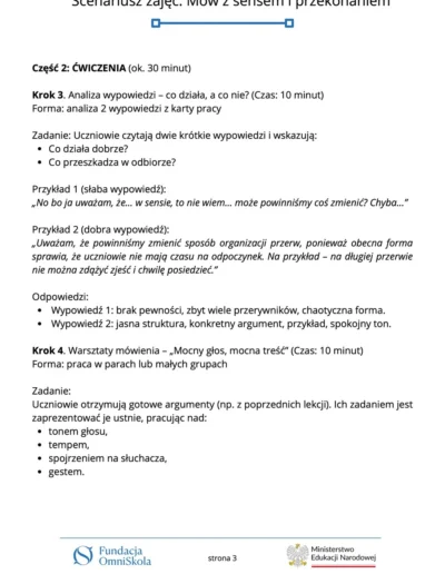 Mów z sensem i przekonaniem 45