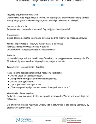 Mów z sensem i przekonaniem 46