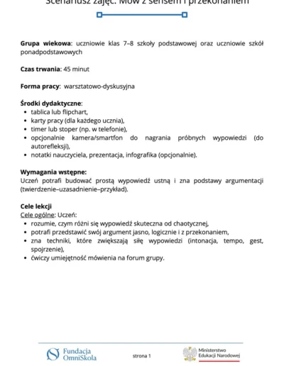 Mów z sensem i przekonaniem 43