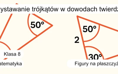 Quiz: Przystawanie trójkątów w dowodach twierdzeń