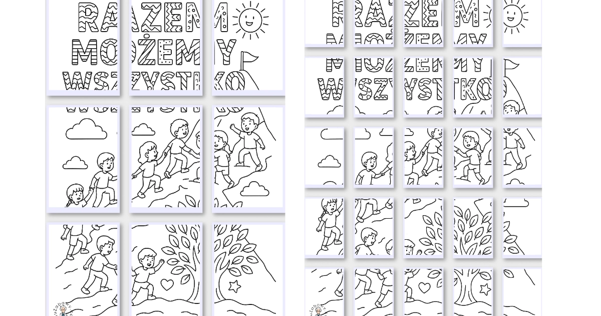 Kolorowanki XXL: Razem możemy wszystko