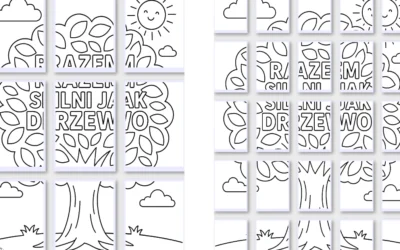 Kolorowanki XXL: Razem silni jak drzewo