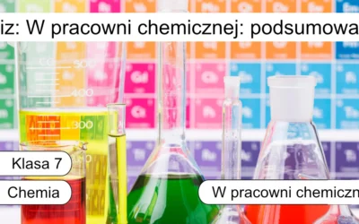 Quiz: W pracowni chemicznej: Podsumowanie