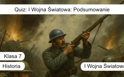 Quiz: I Wojna Światowa: Podsumowanie