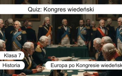 Quiz: Kongres wiedeński