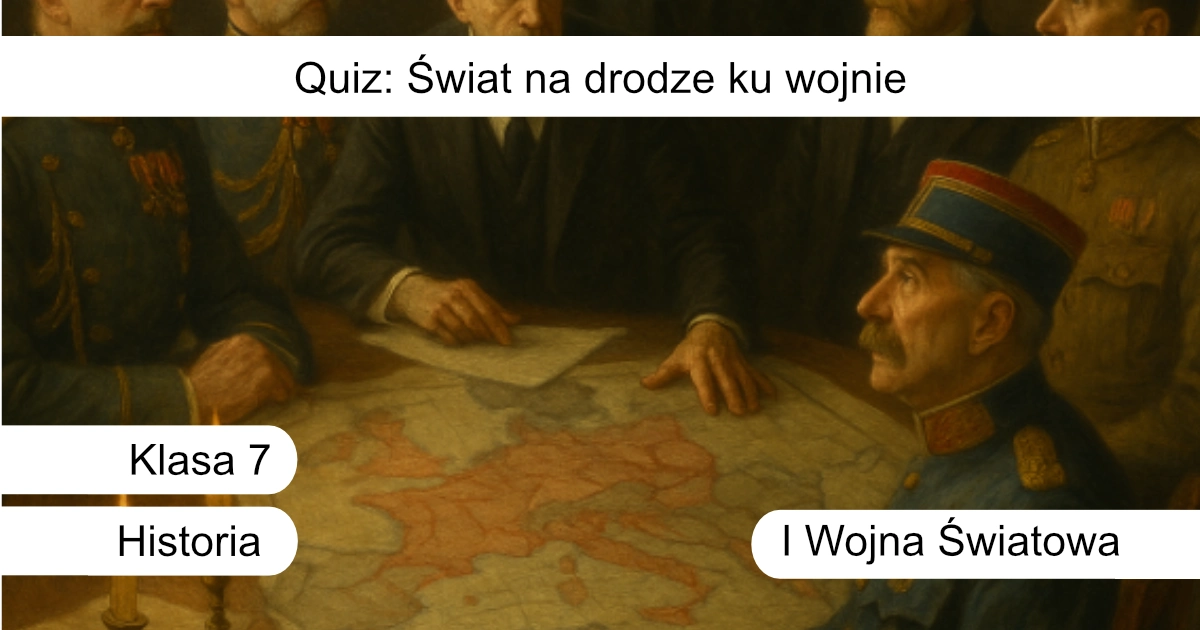 Quiz: Świat na drodze ku wojnie