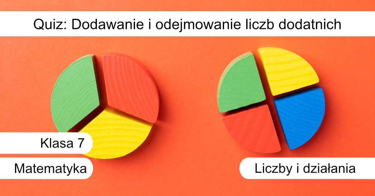 Quiz: Dodawanie i odejmowanie liczb dodatnich