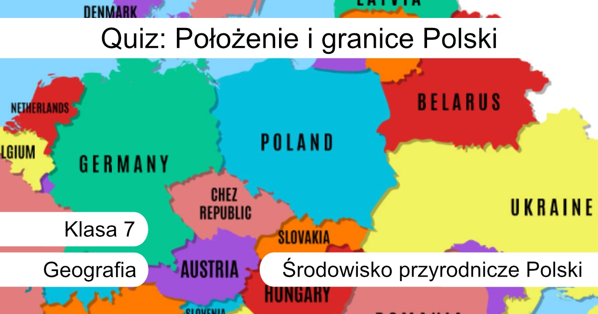 Quiz: Położenie i granice Polski