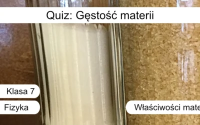 Quiz: Gęstość materii