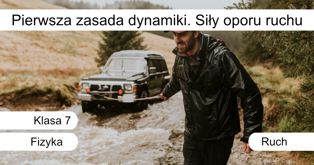 Quiz: Pierwsza zasada dynamiki. Siły oporu ruchu