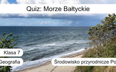 Quiz: Morze Bałtyckie