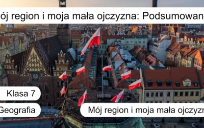 Quiz: Mój region i Moja mała ojczyzna: podsumowanie