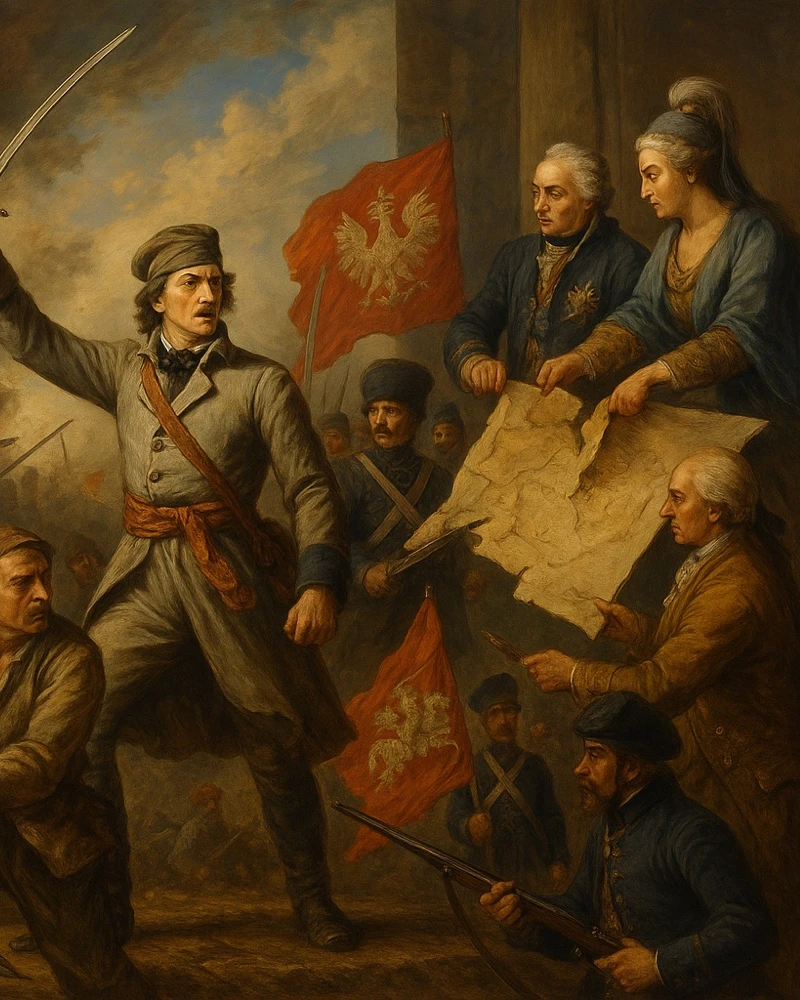 Quiz: Powstanie kościuszkowskie i trzeci rozbiór Polski