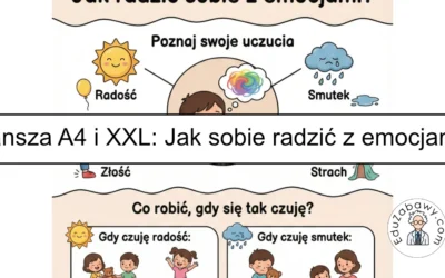 Plansza dydaktyczna: Jak radzić sobie z emocjami