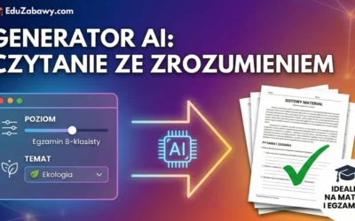 Generator kart pracy z AI: Czytanie ze zrozumieniem